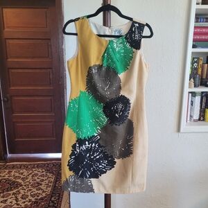 Anthropologie Floral Shift Dress - Women's Size 6